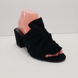 Kenneth Cole Vali Black Sude Knot Heel